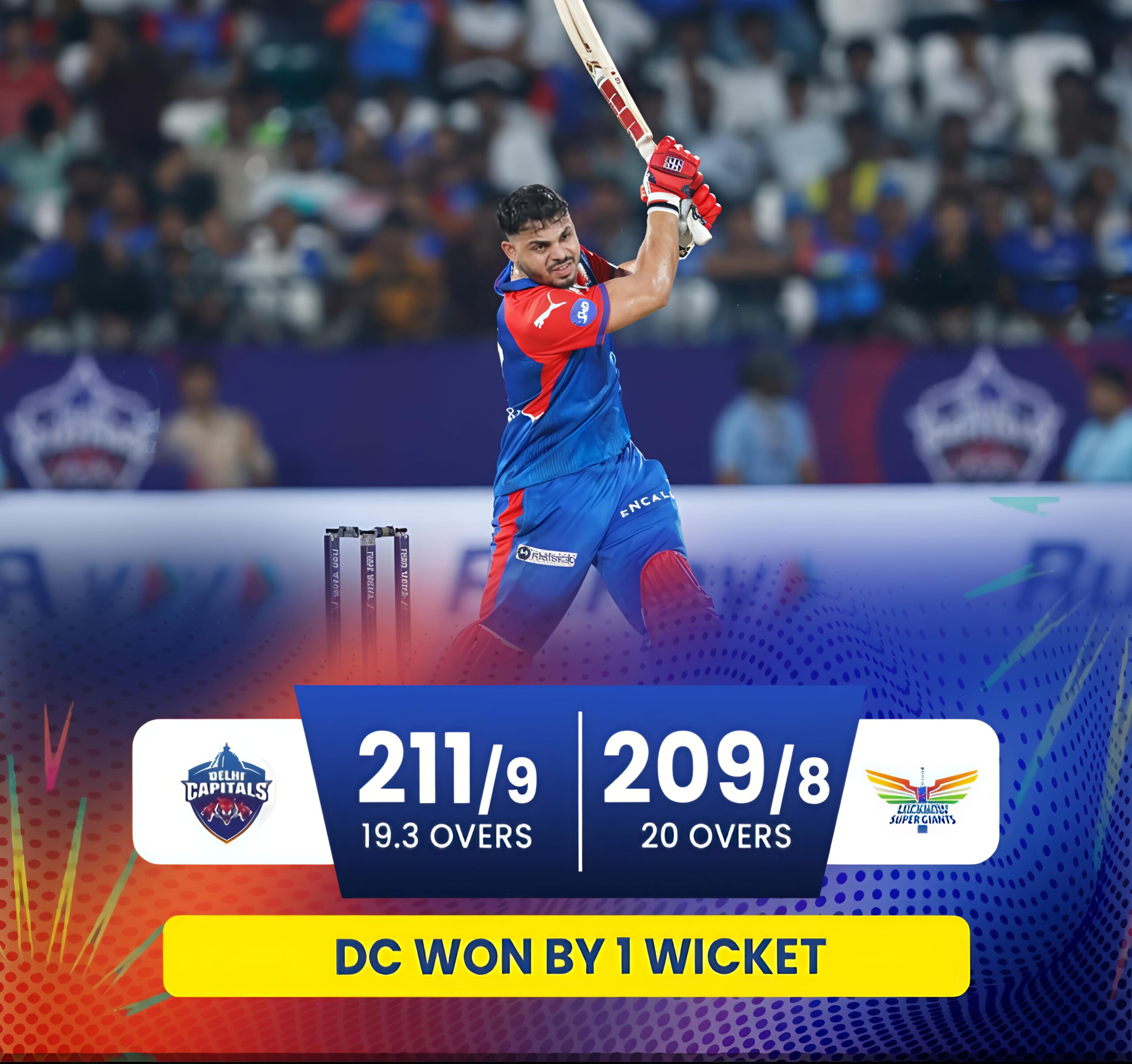 IPL 2025: ಲಖ್ನೋ ಸೂಪರ್ ಜೈಂಟ್ಸ್ (LSG) ವಿರುದ್ಧ ಡೆಲ್ಲಿ ಕ್ಯಾಪಿಟಲ್ಸ್‌ (DL)ಗೆ ರೋಚಕ ಗೆಲುವು – ಐತಿಹಾಸಿಕ ಸಾಧನೆ