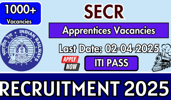 South East Central Railway (SECR) ದಕ್ಷಿಣ ಪೂರ್ವ ಮಧ್ಯ ರೈಲ್ವೆನಲ್ಲಿ ನೇಮಕಾತಿ: 1003 ಅಪ್ರೆಂಟಿಸ್ ಹುದ್ದೆಗಳ ಭರ್ತಿ