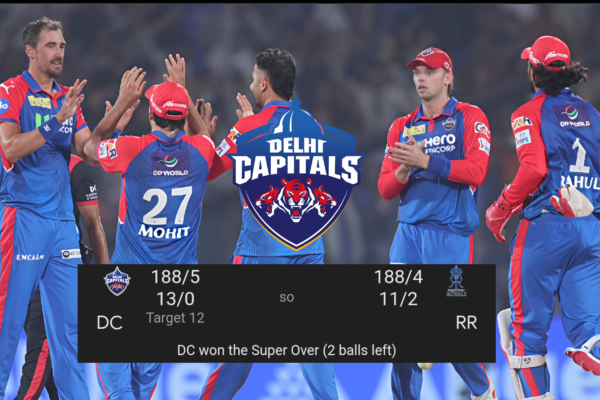 IPL 2025: DC vs RR: ಸೂಪರ್ ಓವರ್ ಥ್ರಿಲ್ಲರ್: ಮಿಚೆಲ್ ಸ್ಟಾರ್ಕ್ ಮ್ಯಾಜಿಕ್:ಡೆಲ್ಲಿ ಕ್ಯಾಪಿಟಲ್ಸ್ ಗೆ ಸೂಪರ್ ಗೆಲುವು