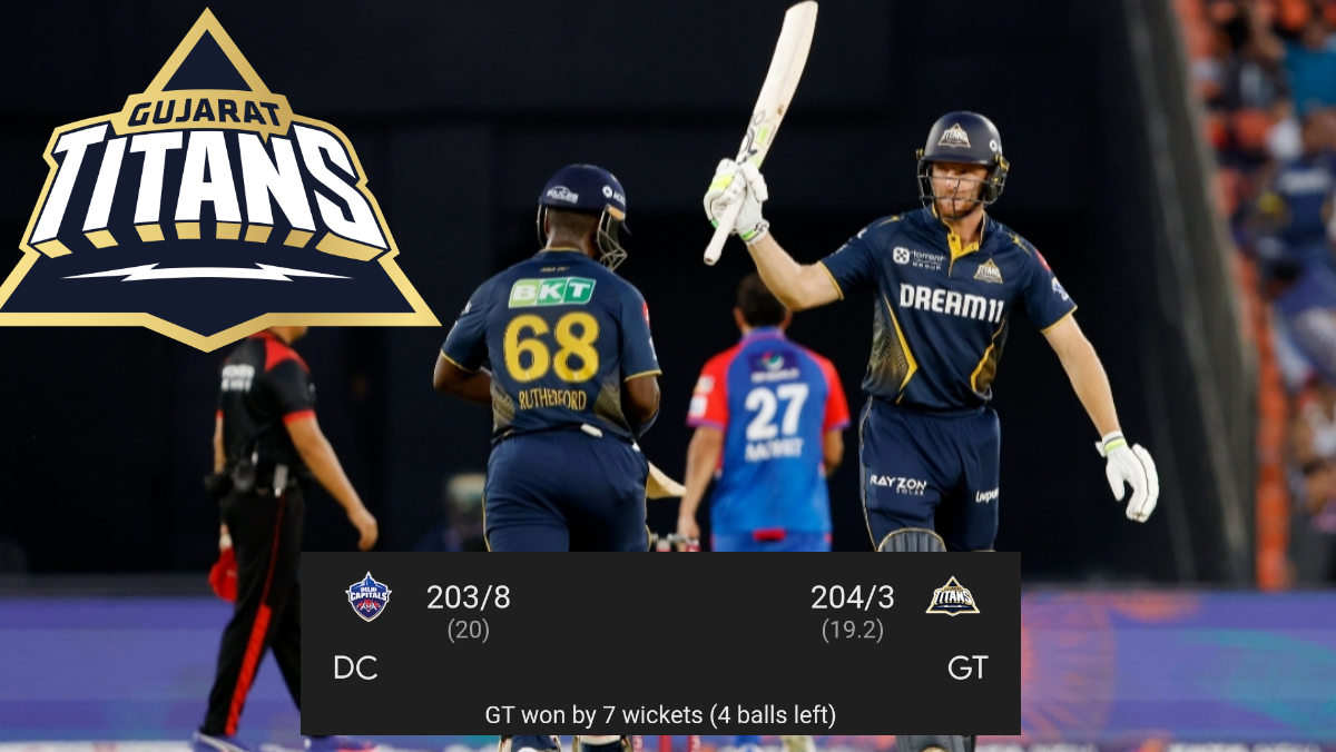 IPL 2025: DC vs GT: ಬಟ್ಲರ್‌ ಆರ್ಭಟ – ಗುಜರಾತ್ ಟೈಟನ್‌ಸ್‌ಗೆ ದೆಹಲಿ ಕ್ಯಾಪಿಟಲ್ಸ್‌ ವಿರುದ್ಧ 7 ವಿಕೆಟ್‌ಗಳ ಭರ್ಜರಿ ಗೆಲುವು