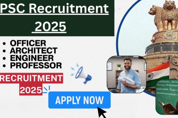 UPSC Recruitment 2025:ಕೇಂದ್ರ ಲೋಕಸೇವಾ ಆಯೋಗದಿಂದ ವಿವಿಧ ಇಲಾಖೆಗಳ ಖಾಲಿ ಹುದ್ದೆಗಳಿಗೆ ಅರ್ಜಿ ಆಹ್ವಾನ!