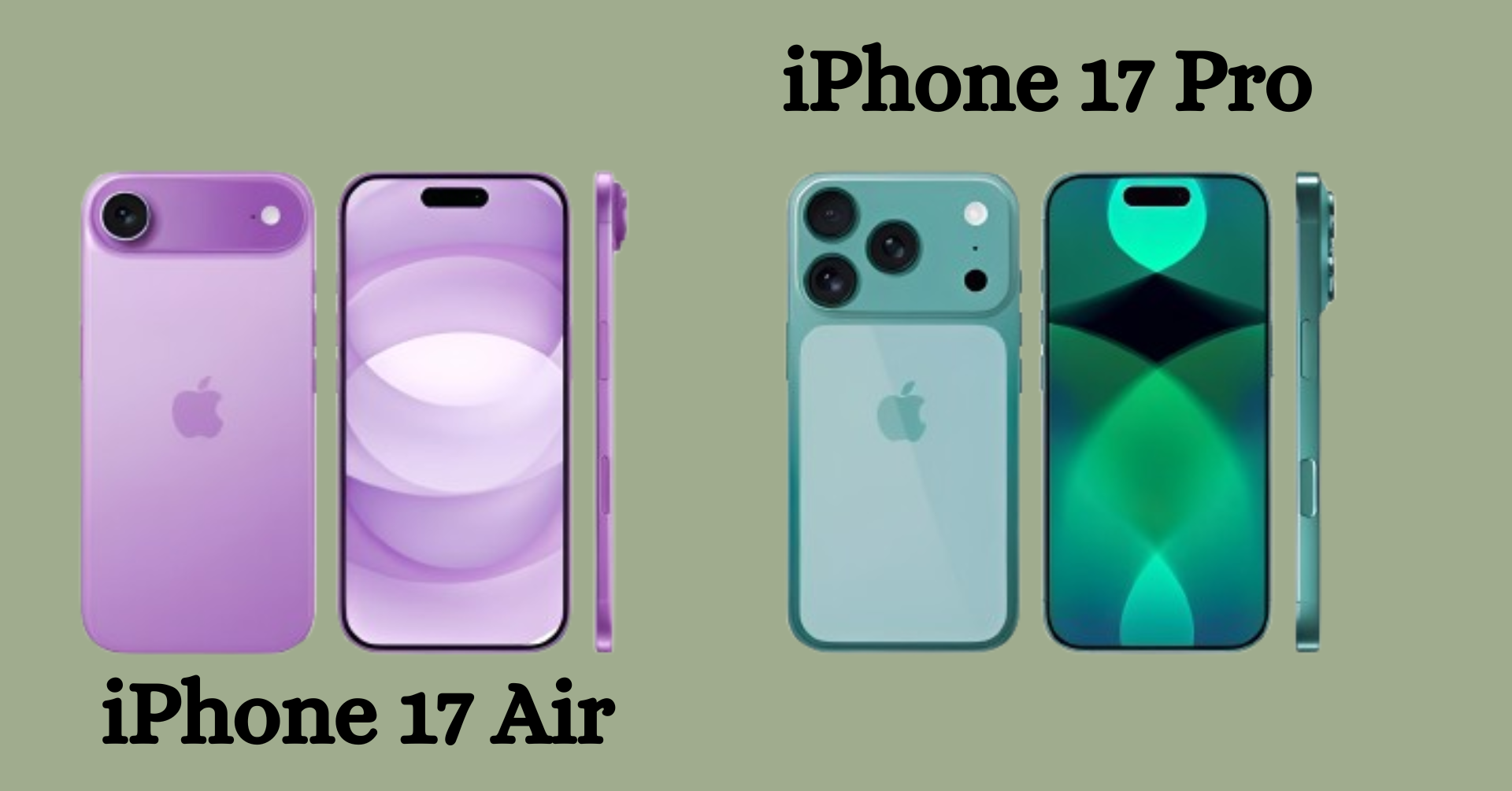 iPhone 17 & iPhone 17 Air: Apple's 2025 Lineup – Full Specs, Release Date & India Pricing Leaks