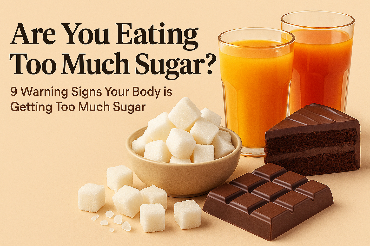 Hidden Dangers of Too Much Sugar: 9 Signs Your Body Is Telling You to Stop