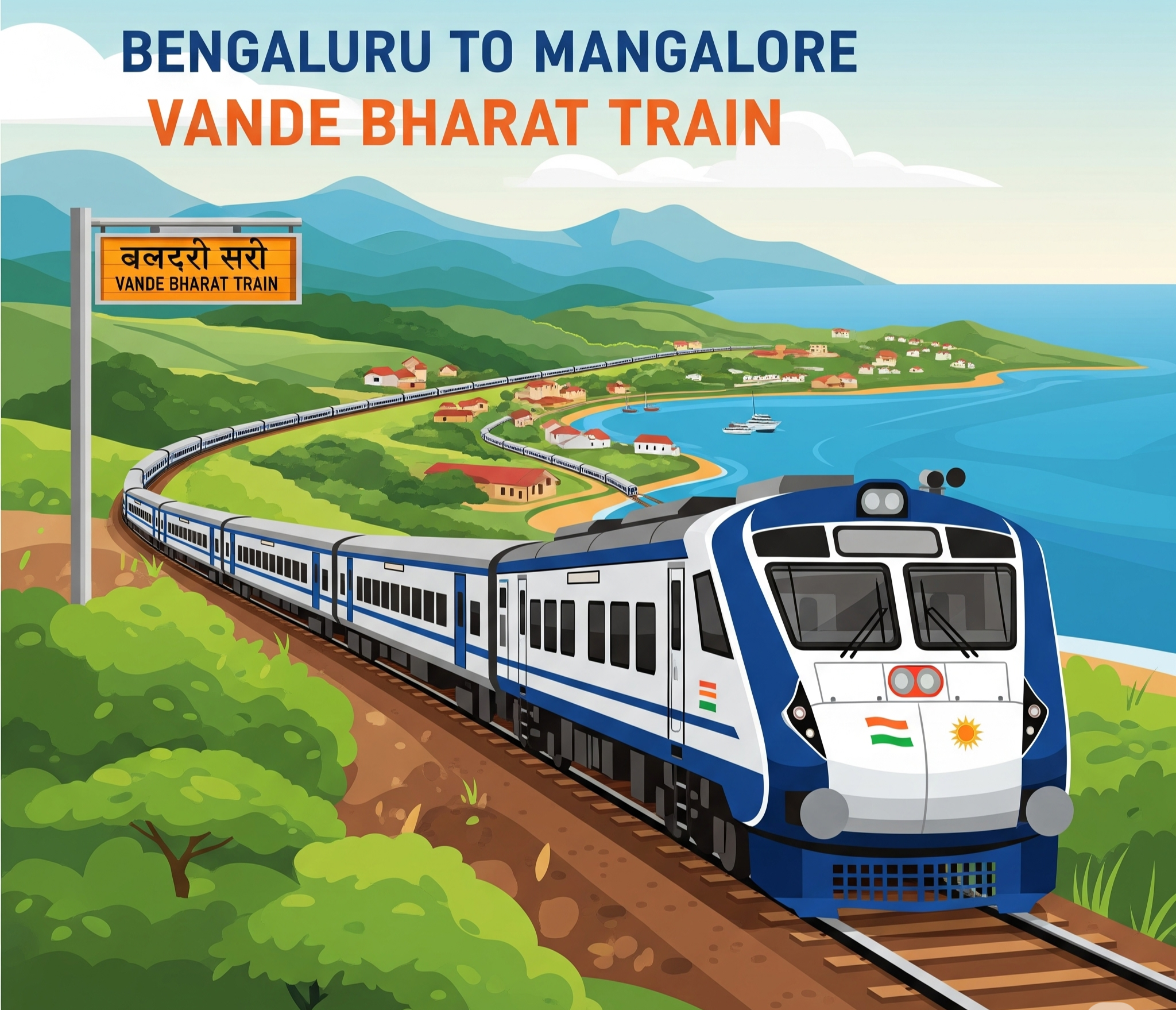Bangalore Mangalore Vande Bharat Train: ಬೆಂಗಳೂರು-ಮಂಗಳೂರು ವಂದೇ ಭಾರತ್ ರೈಲು ಸಂಚಾರಕ್ಕೆ 2026ರ ಫೆಬ್ರವರಿ ಡೆಡ್‌ಲೈನ್!