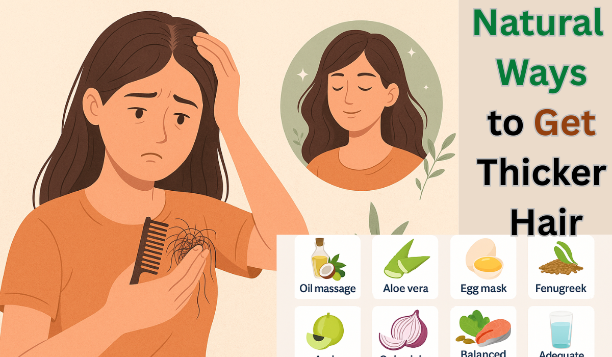 Natural Ways to Get Thicker Hair: 7 Major Causes of Hair Thinning and Powerful Home Remedies