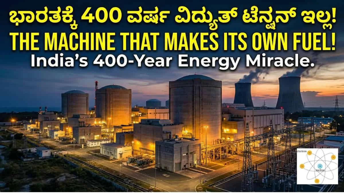Kalpakkam nuclear plant: ಭಾರತಕ್ಕೆ 400 ವರ್ಷ ವಿದ್ಯುತ್ ಟೆನ್ಷನ್ ಇಲ್ಲ! ಕಲ್ಪಾಕ್ಕಂನಲ್ಲಿ ಶುರುವಾಯ್ತು ಹೊಸ ಕ್ರಾಂತಿ!