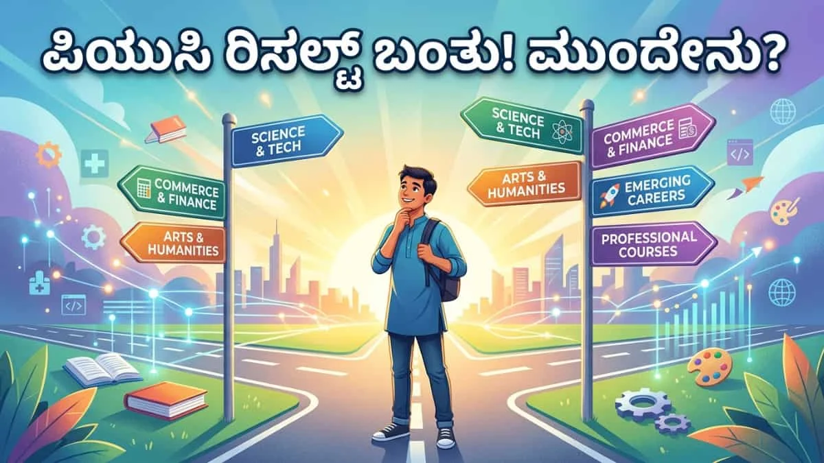 After PUC Courses: ಪಿಯುಸಿ ರಿಸಲ್ಟ್ ಬಂತು! ಮುಂದೇನು? ಲೈಫ್ ಸೆಟ್ ಮಾಡುವ ಬೆಸ್ಟ್ ಕೋರ್ಸ್ಗಳ ಕಂಪ್ಲೀಟ್ ಡೀಟೇಲ್ಸ್ ಇಲ್ಲಿದೆ!
