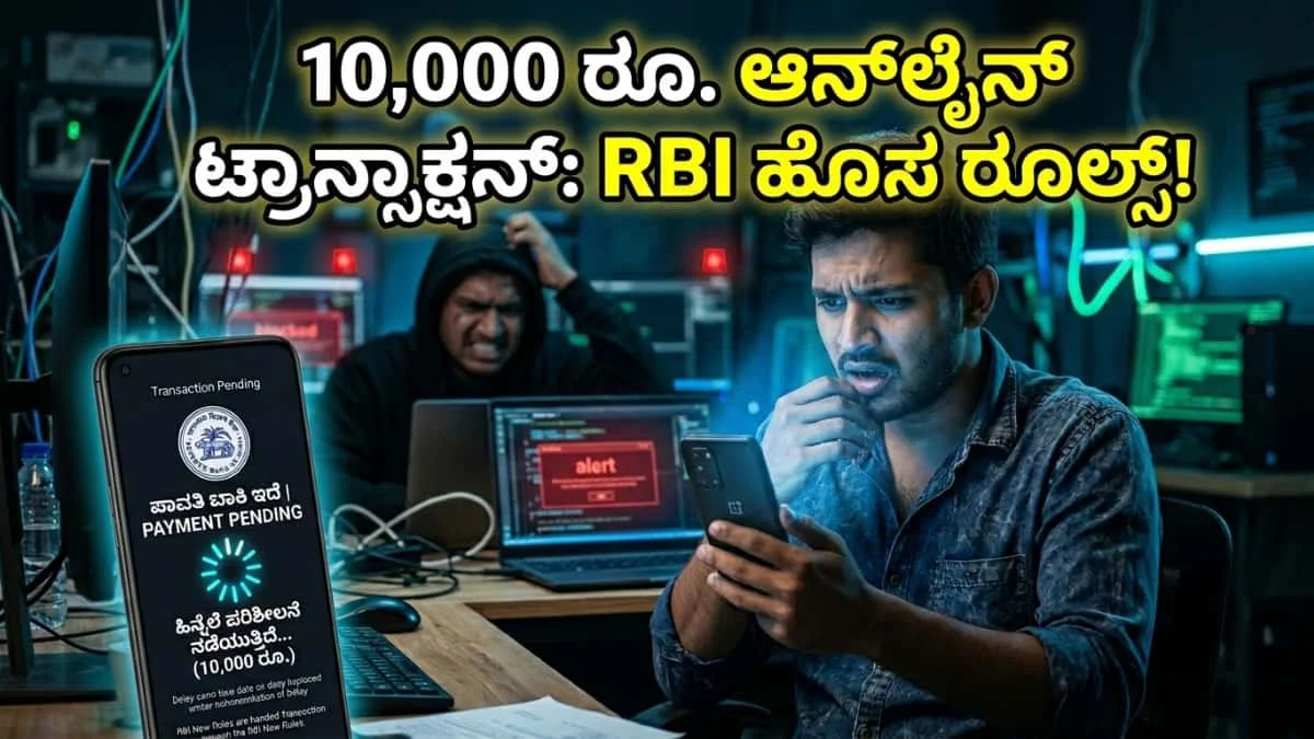RBI New Rules:ಆನ್ಲೈನ್ ವಹಿವಾಟಿನಲ್ಲಿ ಬರಲಿದೆ 3 ದೊಡ್ಡ ಬದಲಾವಣೆ: 10 ಸಾವಿರ ರೂ ಟ್ರಾನ್ಸಾಕ್ಷನ್ಗೂ ಬಂತು ಹೊಸ ರೂಲ್ಸ್!